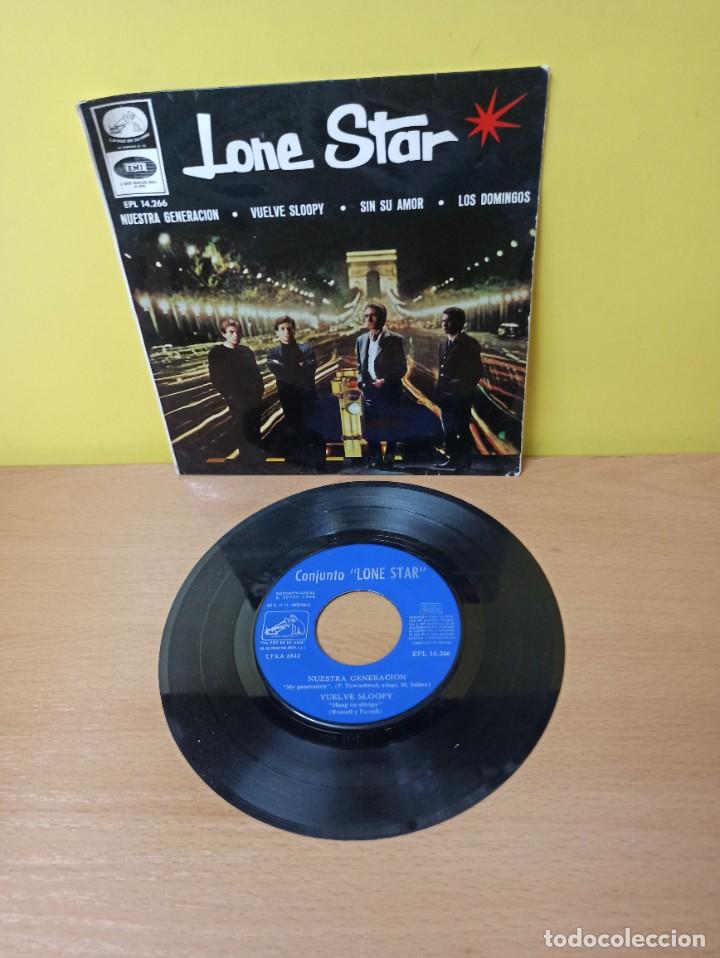 Discos de vinilo: SINGLE - DISCO DE VINILO - LONE STAR - NUESTRA GENERACION - Foto 1