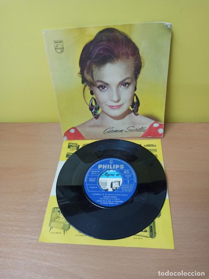 Discos de vinilo: SINGLE - DISCO DE VINILO - CARMEN SEVILLA - FLAMENCA YE-YE