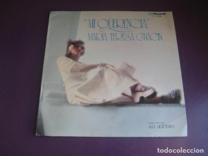 Discos de vinil: Maria Teresa Chacin &ndash; Mi Querencia - LP PALACIO 1974 - VENEZUELA FOLK , POCO USO