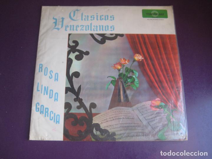 Vinyl records: ROSA LINDA GARCIA - CLASICOS VENEZOLANOS - LP FONOGRAMA - VENEZUELA FOLK, JOROPO, VALS, MERENGUE