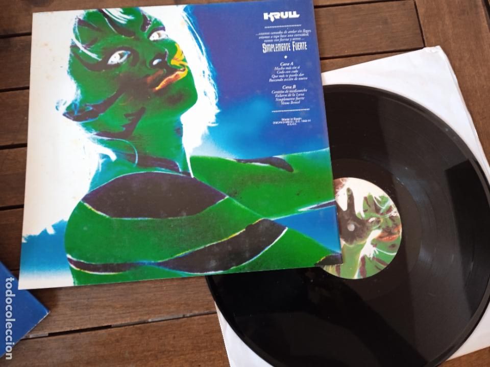 Discos de vinilo: KRULL LP SIMPLEMENTE FUERTE. MADE IN SPAIN. 1991. - Foto 3