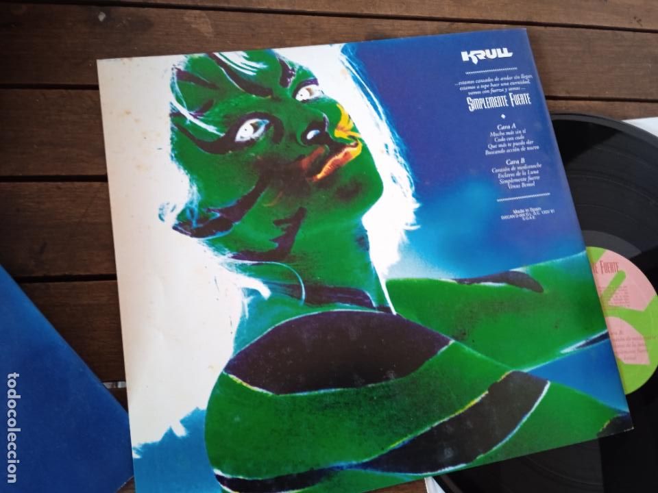 Discos de vinilo: KRULL LP SIMPLEMENTE FUERTE. MADE IN SPAIN. 1991. - Foto 5