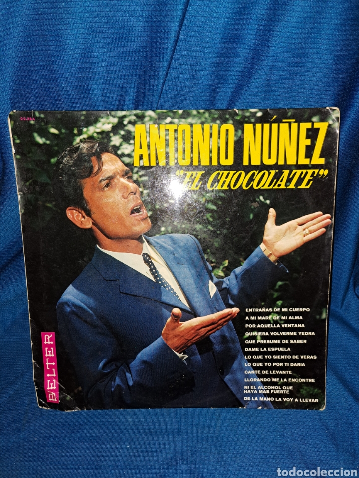 Discos de vinilo: LP ANTONIO NU&Ntilde;EZ &rdquo; EL CHOCOLATE &rdquo; - Foto 1