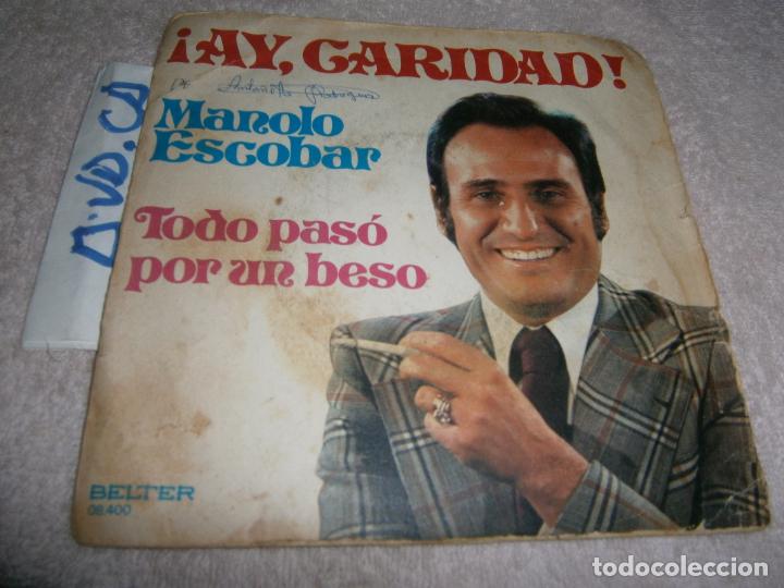 Discos de vinilo: ANTIGUO SINGLE - MANOLO ESCOBAR - Foto 1