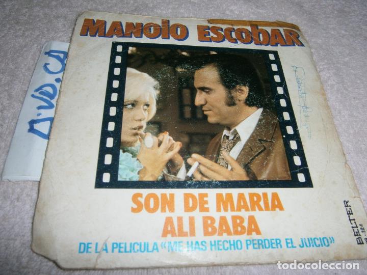 Discos de vinilo: ANTIGUO SINGLE - MANOLO ESCOBAR - Foto 1
