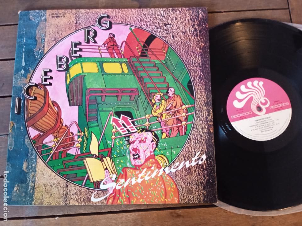 Discos de vinilo: ICEBERG LP. SENTIMENTS. MADE IN SPAIN. 1977. GATEFOLD - Foto 1