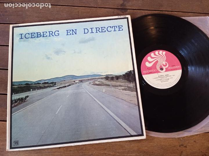 Discos de vinilo: ICEBERG LP. EN DIRECTE. DIRECTO. MADE IN SPAIN. 1978. GATEFOLD. - Foto 1