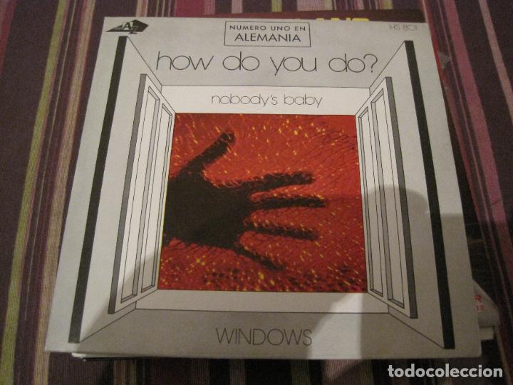 Discos de vinilo: SINGLE WINDOWS HOW DO YOU DO? - Foto 1