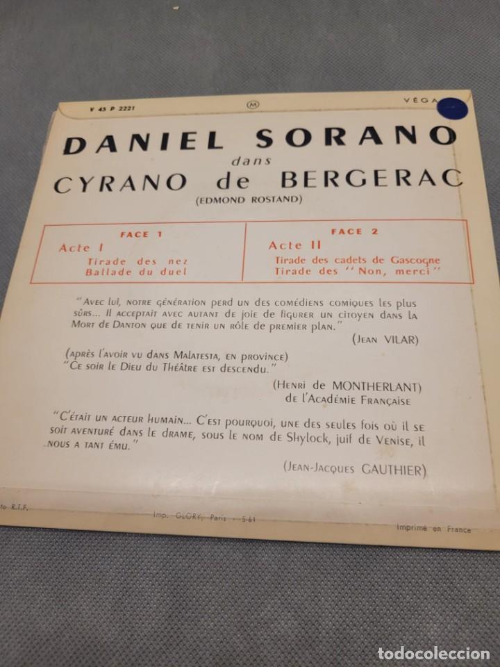 Discos de vinilo: EP Daniel Sorano dans CYRANO DE BERGERAC UNICO - Foto 2