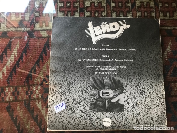 Discos de vinilo: Le&ntilde;o. &iexcl; Que tire la toalla !. Chapa discos - Foto 2