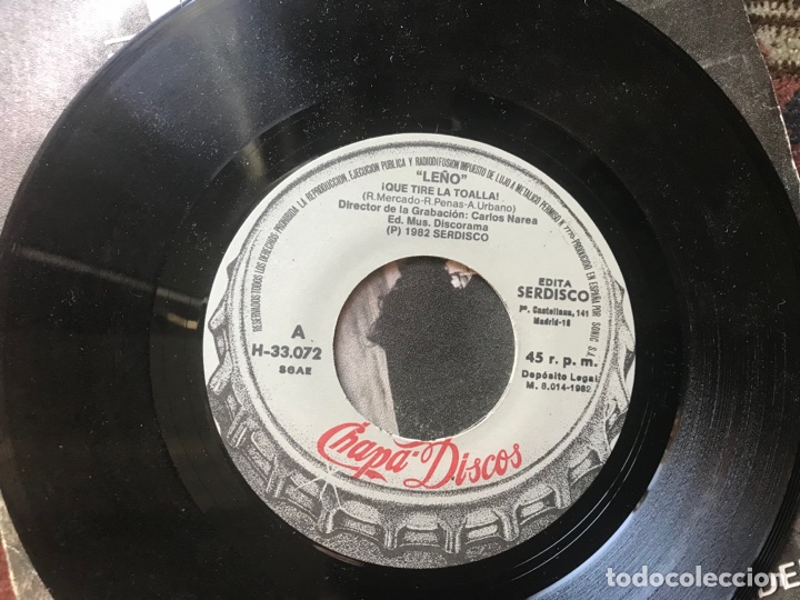 Discos de vinilo: Le&ntilde;o. &iexcl; Que tire la toalla !. Chapa discos - Foto 3