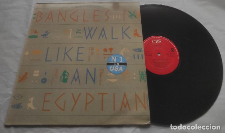 Discos de vinilo: BANGLES - I WALK LIKE AN EGYPTIAN - MAXI - Foto 1