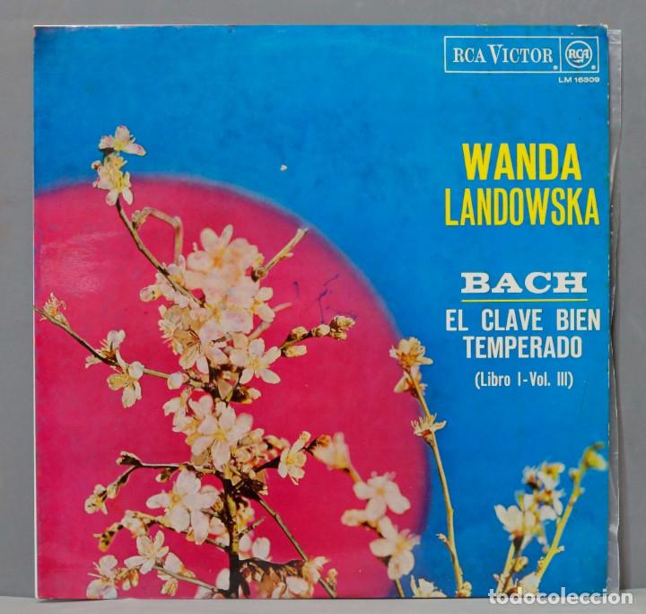 Discos de vinilo: LP. BACH. EL CLAVE BIEN TEMPERADO. LANDOWSKA - Foto 1