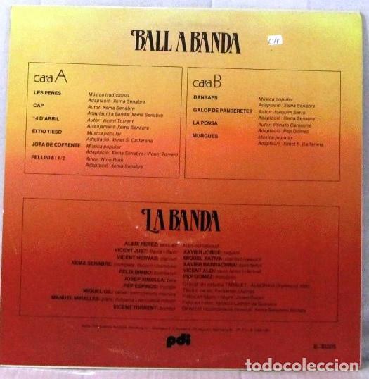 Discos de vinilo: LA BANDA - BALL A BANDA - LP - Foto 2