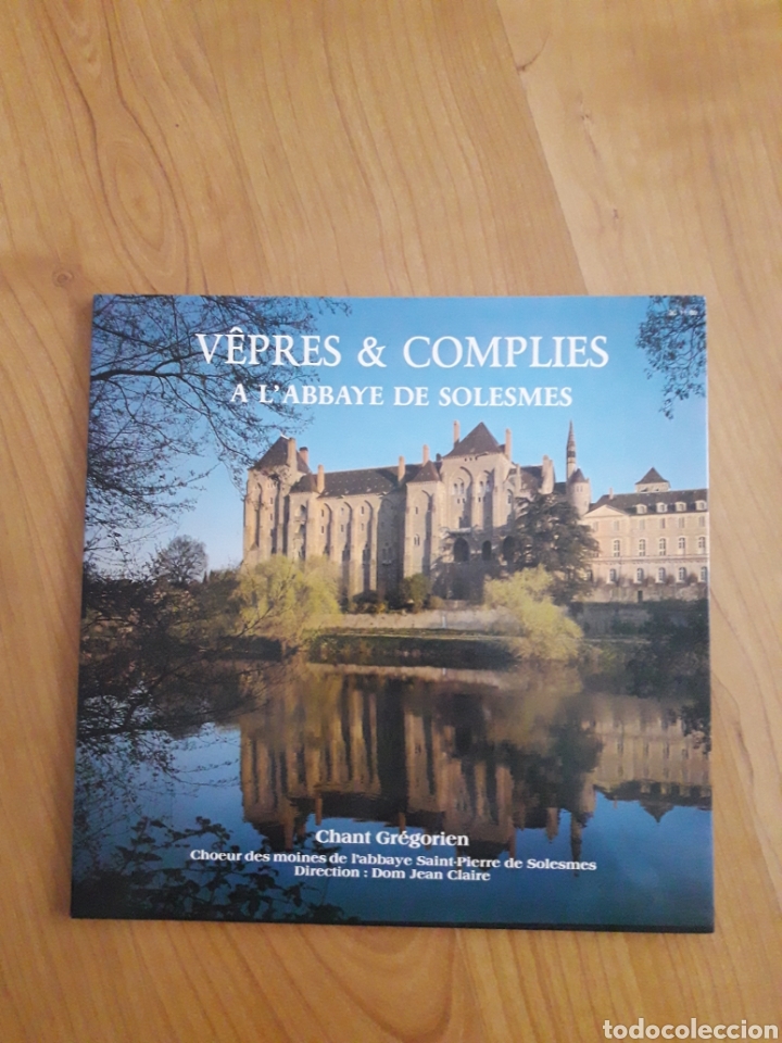 Disques de vinyle: VEPRES & COMPLIES. ABBAYE DE SOLESMES. CANTO GREGORIANO