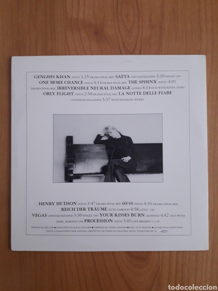 Discos de vinilo: NICO. ABSCHIED - Foto 2