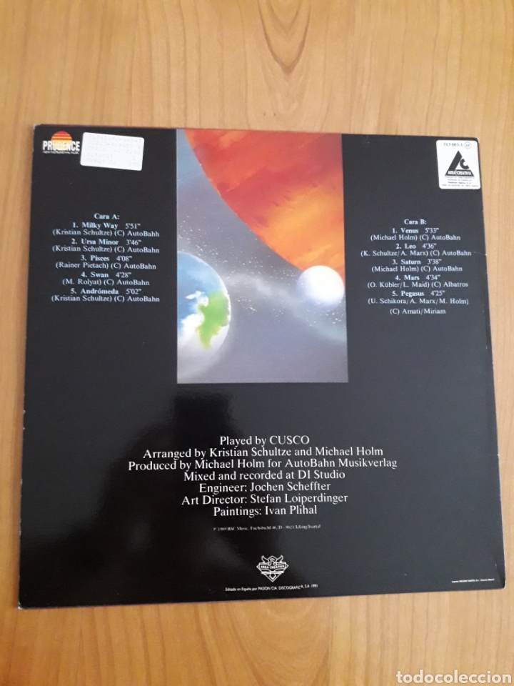 Discos de vinilo: CUSCO. PLANET VOYAGE - Foto 2