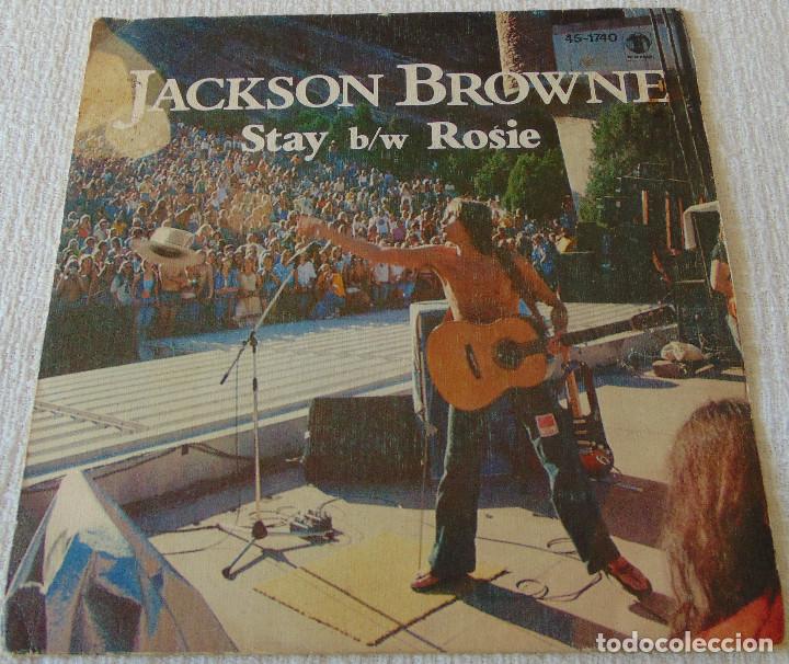 Discos de vinilo: JACKSON BROWNE - STAY - SINGLE 1978 - Foto 1