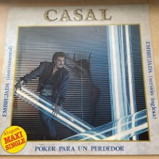Discos de vinilo: TINO CASAL - POKER PARA UN PERDEDOR / EMBRUJADA (VERSIÓN INGLESA) 12” MAXI SINGLE 1983 SPAIN IMPECAB. Lote 357905210