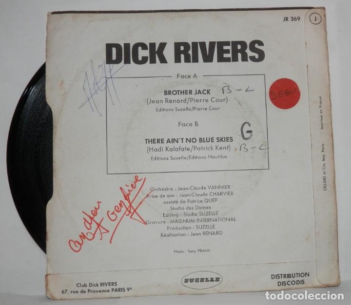 Discos de vinilo: DISCO SINGLE DE VINILLO DEL CANTANTE DICK RIVERS - Foto 2