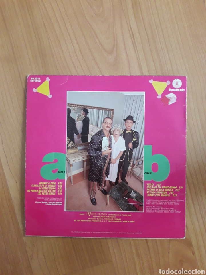 Discos de vinilo: PUTURRU DE FUA. MENAGE A TRUA - Foto 2