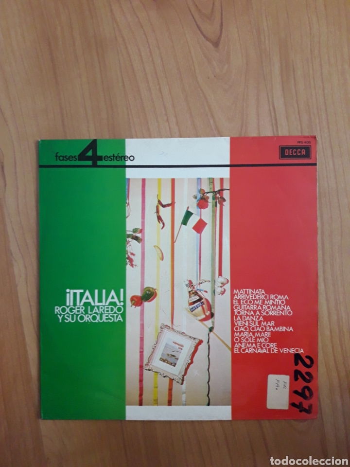 Discos de vinilo: ITALIA. ROGER LAREDO Y SU ORQUESTA - Foto 1