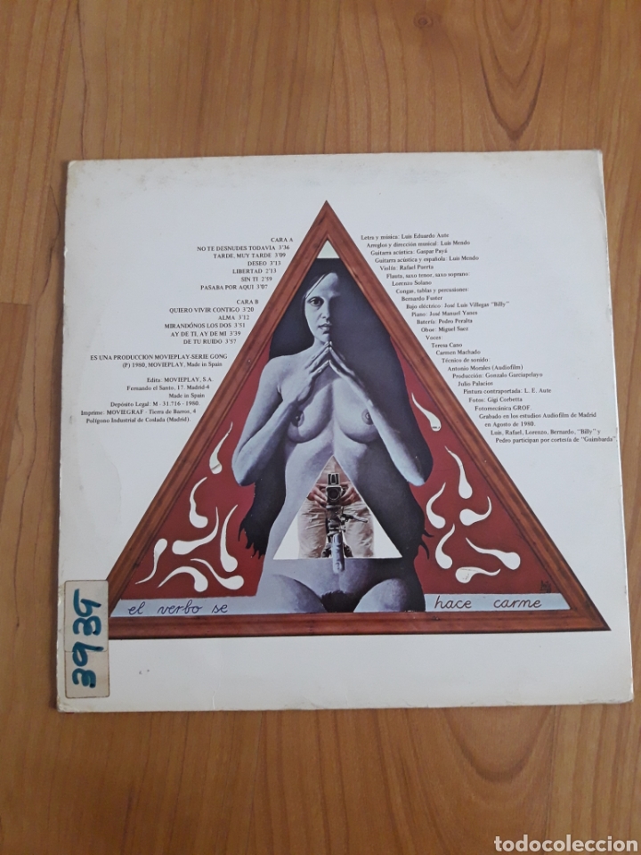 Discos de vinilo: LUIS EDUARDO AUTE. ALMA - Foto 2
