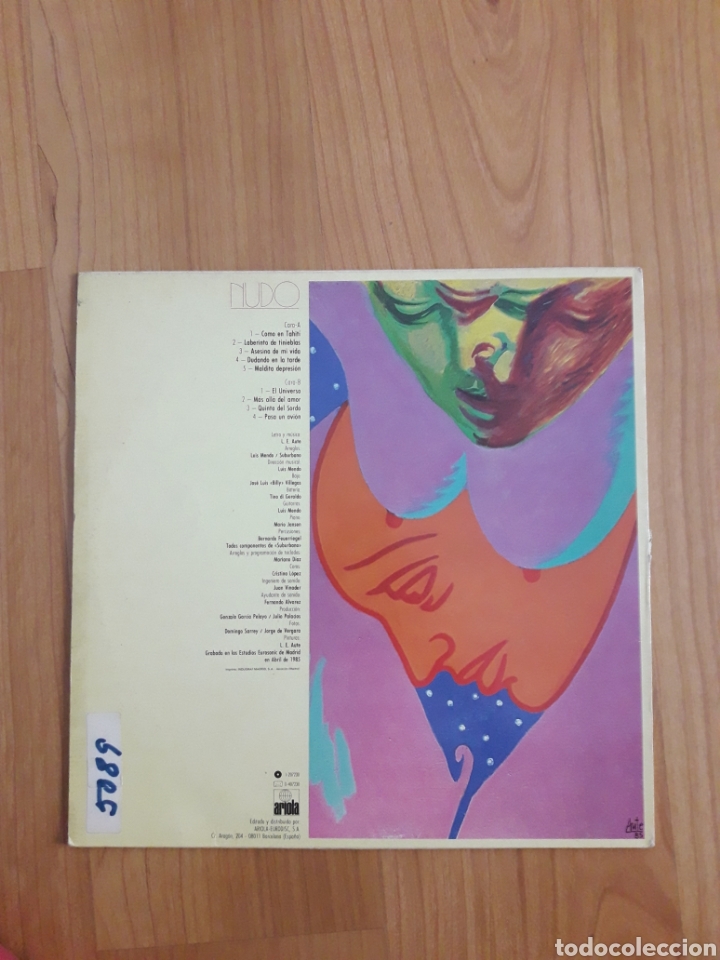 Discos de vinilo: LUIS EDUARDO AUTE. NUDO - Foto 2
