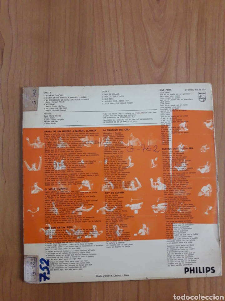 Discos de vinilo: V&Iacute;CTOR MANUEL EN DIRECTO - Foto 2