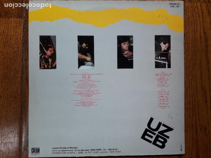 Discos de vinilo: Uzeb - fast emotion - Foto 2