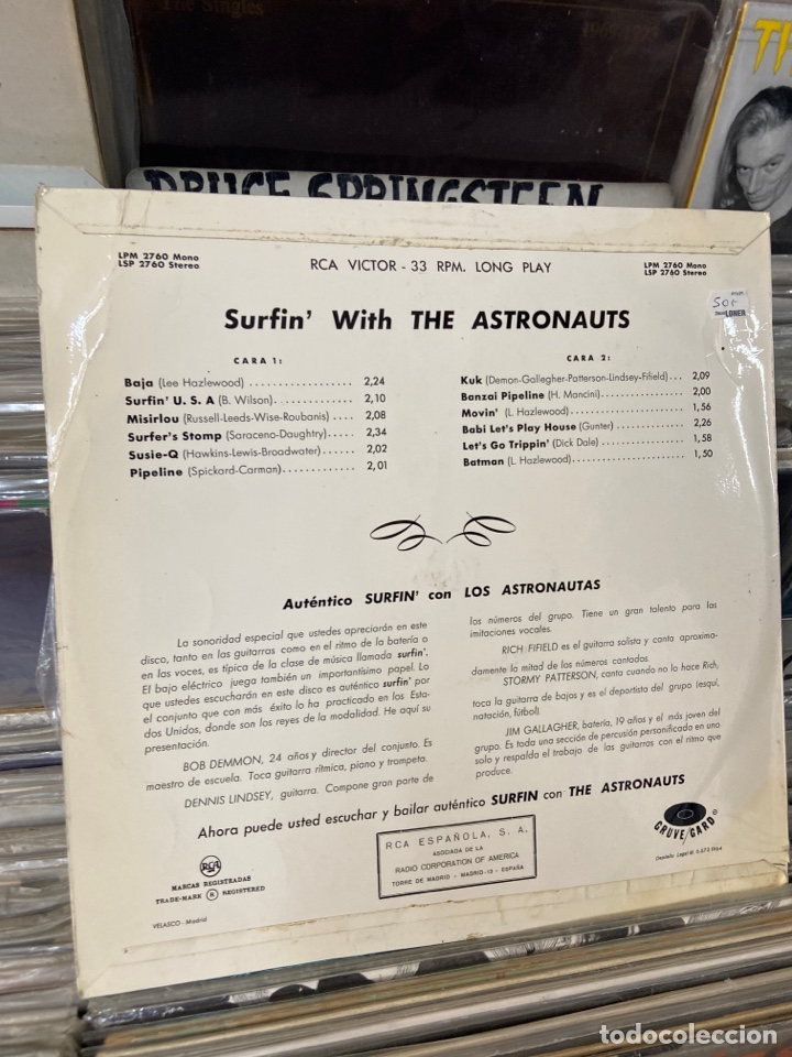 Discos de vinilo: Surfin with the astronauts jim gallagher - Foto 2