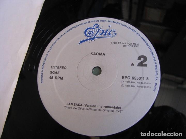 Discos de vinilo: DISCO DE VINILO. KAOMA, LAMBADA. - Foto 3