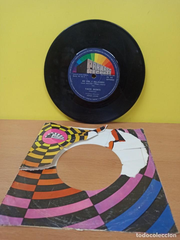 Discos de vinilo: SINGLE - SINGLE DISCO VINILO - YACO MONTI - VANIDAD - Foto 2