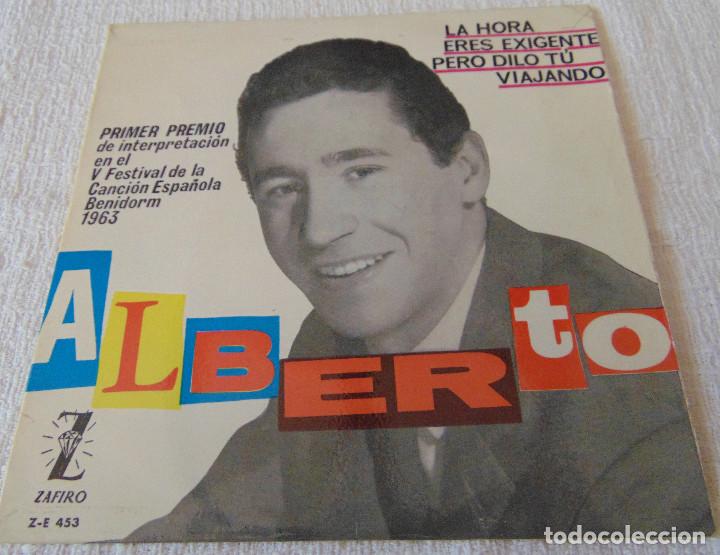 Discos de vinilo: ALBERTO - LA HORA + 3 - EP BENIDORM 1963 - Foto 1