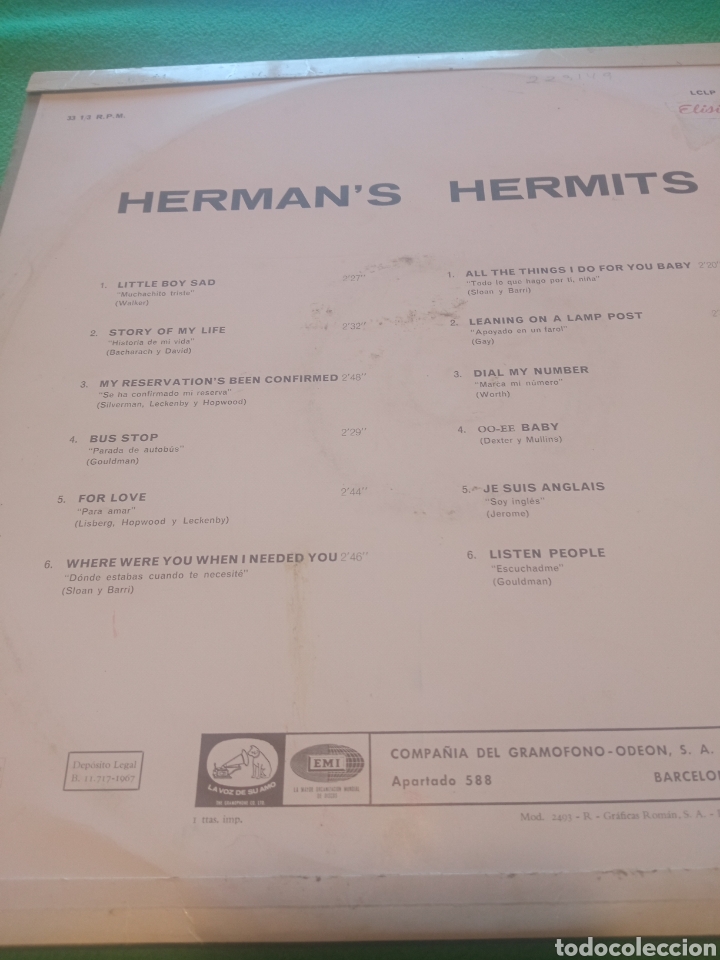 Discos de vinilo: Hermans Hermits- Both sides of.. - Foto 2