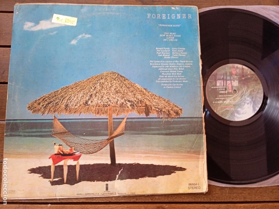 Discos de vinilo: CAT STEVENS LP. FOREIGNER. MADE IN SPAIN. 1973. - Foto 3