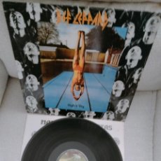 Discos de vinilo: DEF LEPPARD - HIGH 'N' DRY LP 1981 TESTAMEN DORO DIO METALLICA MEGADETH ANGRA IRON MAIDEN. Lote 358041410