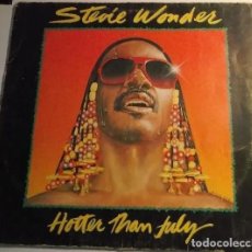 Discos de vinilo: STEVIE WONDER / HOTTER THAN JULY 1980 !! MASTER BLASTER,ALL I DO / EDIC. SPAIN, !!!