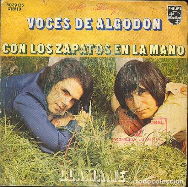 Vinyl-Schallplatten: Voces de Algod&oacute;n - Con los zapatos en la mano; Ll&aacute;mame - PHILIPS 60 29 135 - 1972