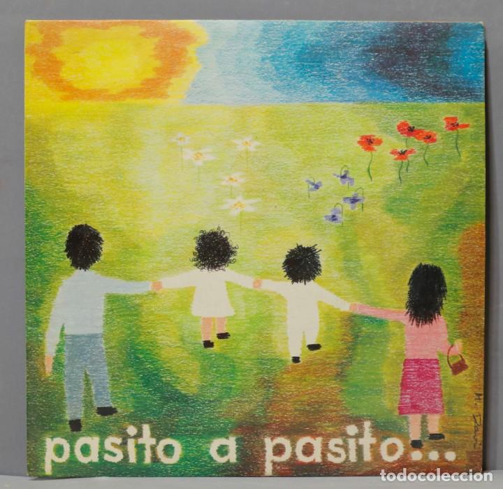 Discos de vinilo: LP. PASITO A PASITO. 12 CANCIONES INFANTILES - Foto 1