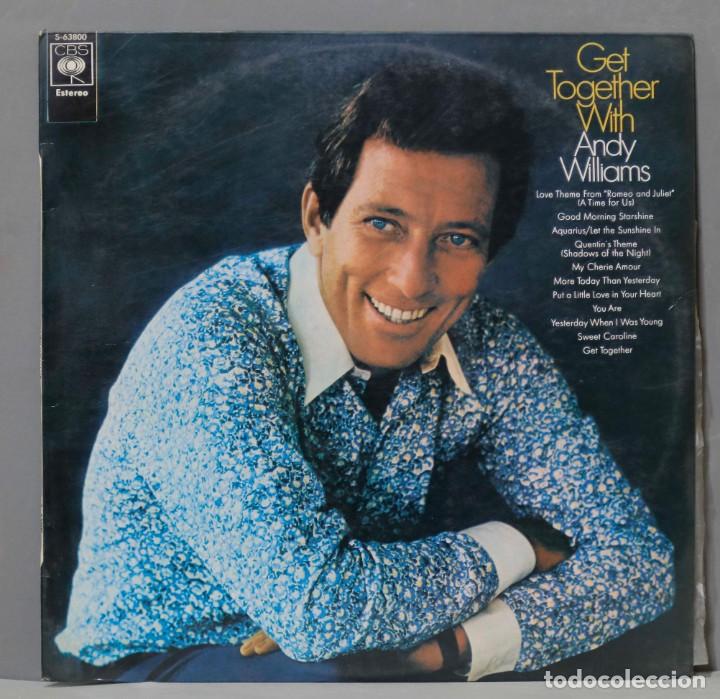 Discos de vinilo: LP. ANDY WILLIAMS, GET TOGETHER WITH. SPAIN - Foto 1