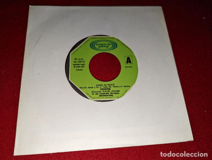 Vinyl-Schallplatten: CHICOTEN Albada de Beceite/Paloteado de bolta&ntilde;a 7'' SINGLE 1979 Movieplay ARAGON promo