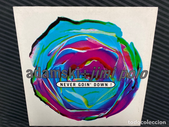 Discos de vinilo: Adamski + Jimi Polo - Never Goin Down! (12&rdquo;) - Foto 1
