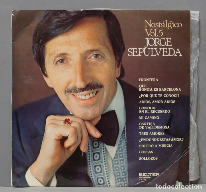 Discos de vinilo: LP. Jorge Sep&uacute;lveda &ndash; Nost&aacute;lgico Vol. 5 - Foto 1