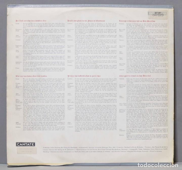 Discos de vinilo: LP. Doormann. BACH. BWV 117. 93 - Foto 2