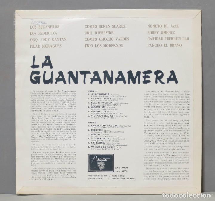 Discos de vinilo: LP. La Guantanamera - Foto 2