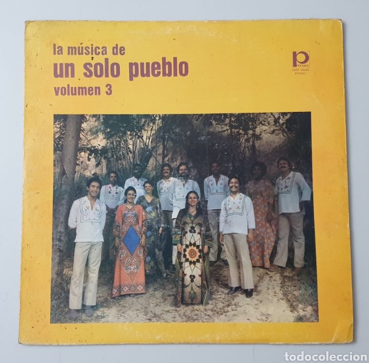 Vinyl records: LP LA MUSICA DE UN SOLO PUEBLO VOL.3 &iexcl;Venezuela - Promus - 1981) Folk RARE