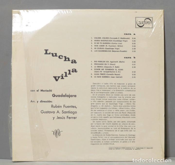 Discos de vinilo: LP. Lucha Villa - Foto 2