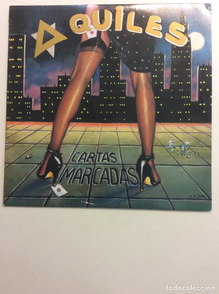 Discos de vinilo: AQUILES. Cartas marcadas. - Foto 1