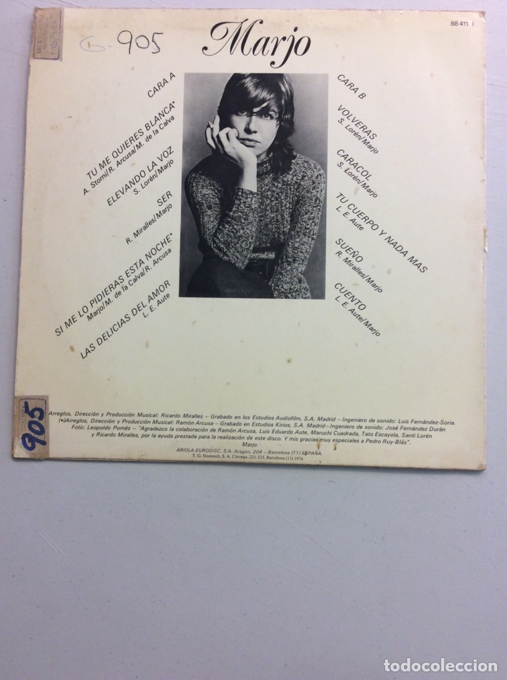 Discos de vinilo: Marjo. - Foto 2